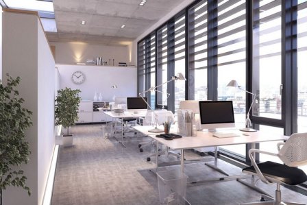 Büro nach dem Umzug